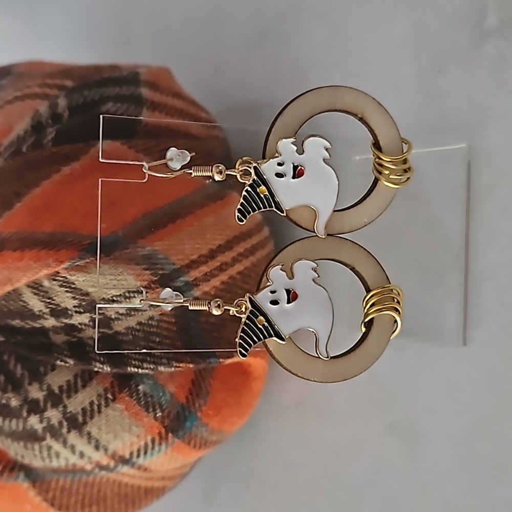 Hand Crafted Halloween Earrings - Picture 4 of 6